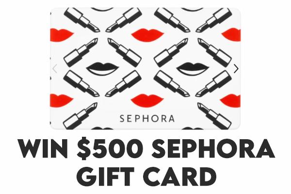 Win 500 Sephora Gift Card SweepstakesBible